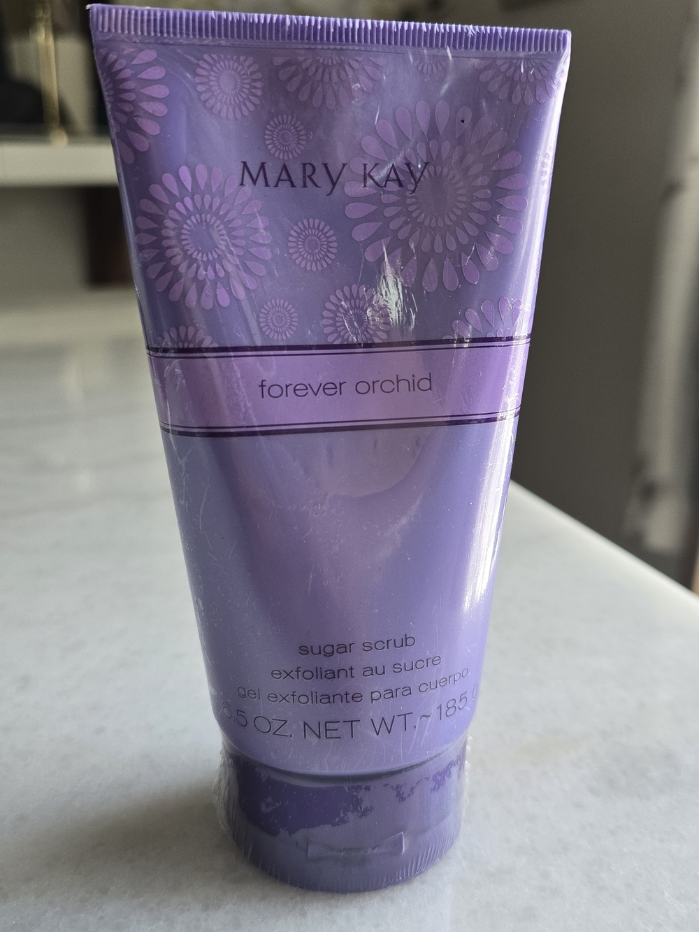 Mary Kay Forever Orchid Sugar Scrub - Lavender Purple Tube